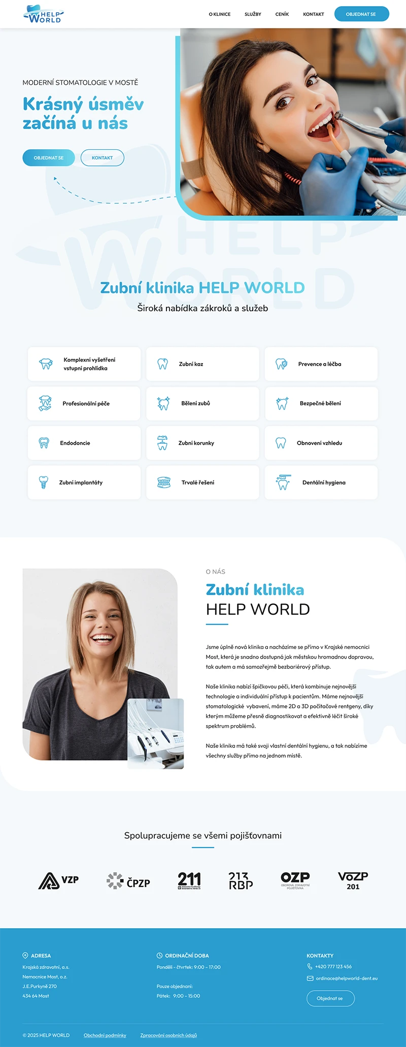 Grafický návrh HELP WORLD