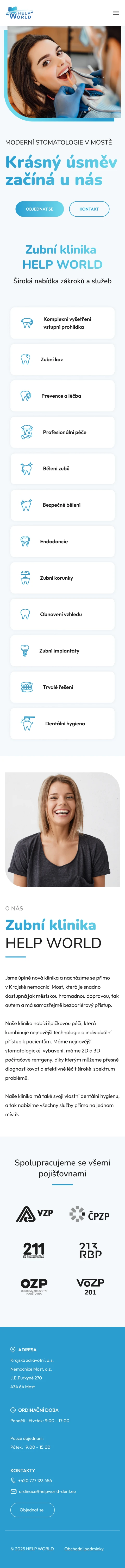 Grafický návrh HELP WORLD