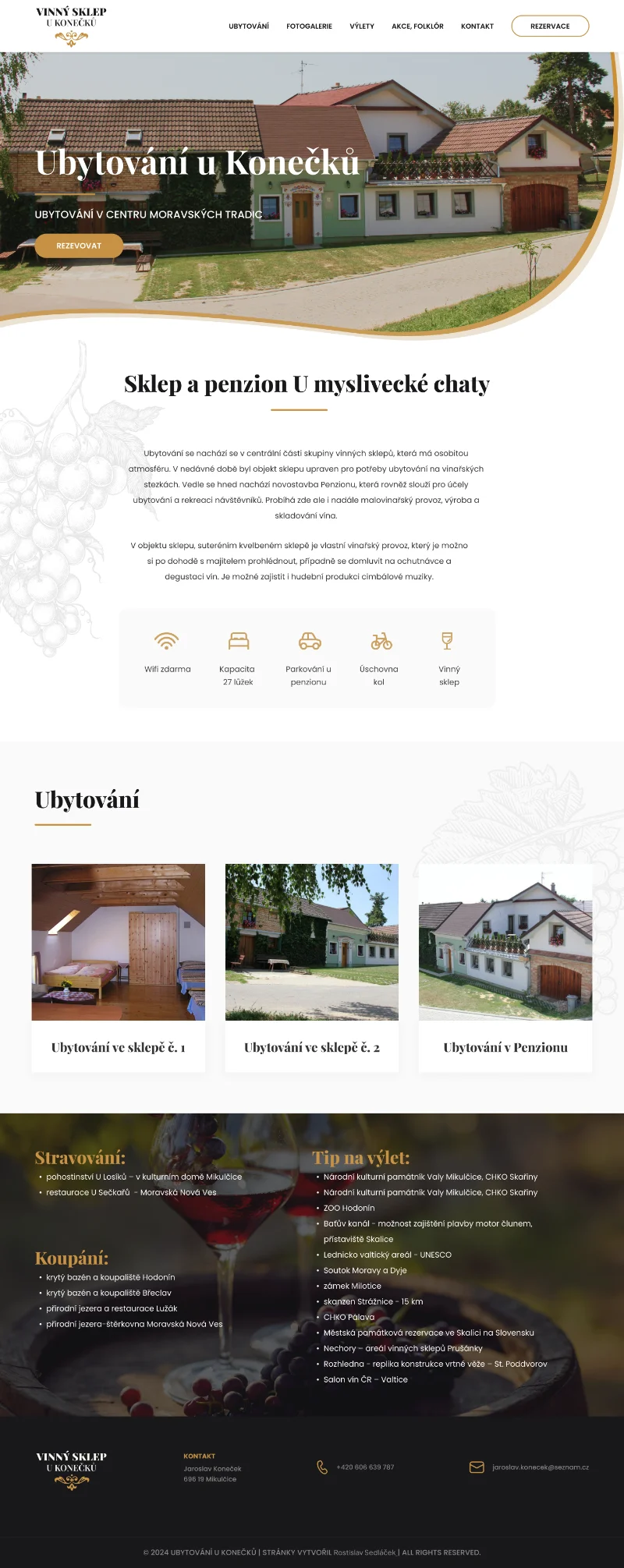 Reference - Ubytování penzion u Konečků