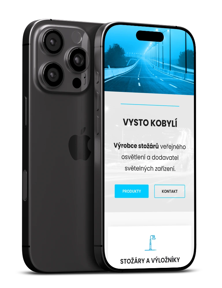Responzivní web - Vysto Kobylí